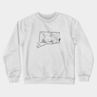 Connecticut Mermaid Crewneck Sweatshirt